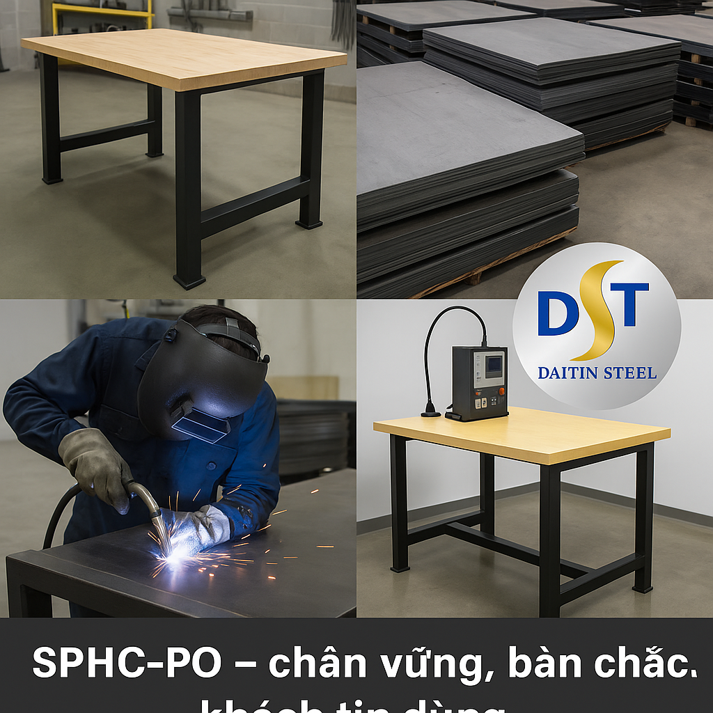 Chân bàn cong, bệ đỡ lệch – Hậu quả từ một cú chọn sai thép!