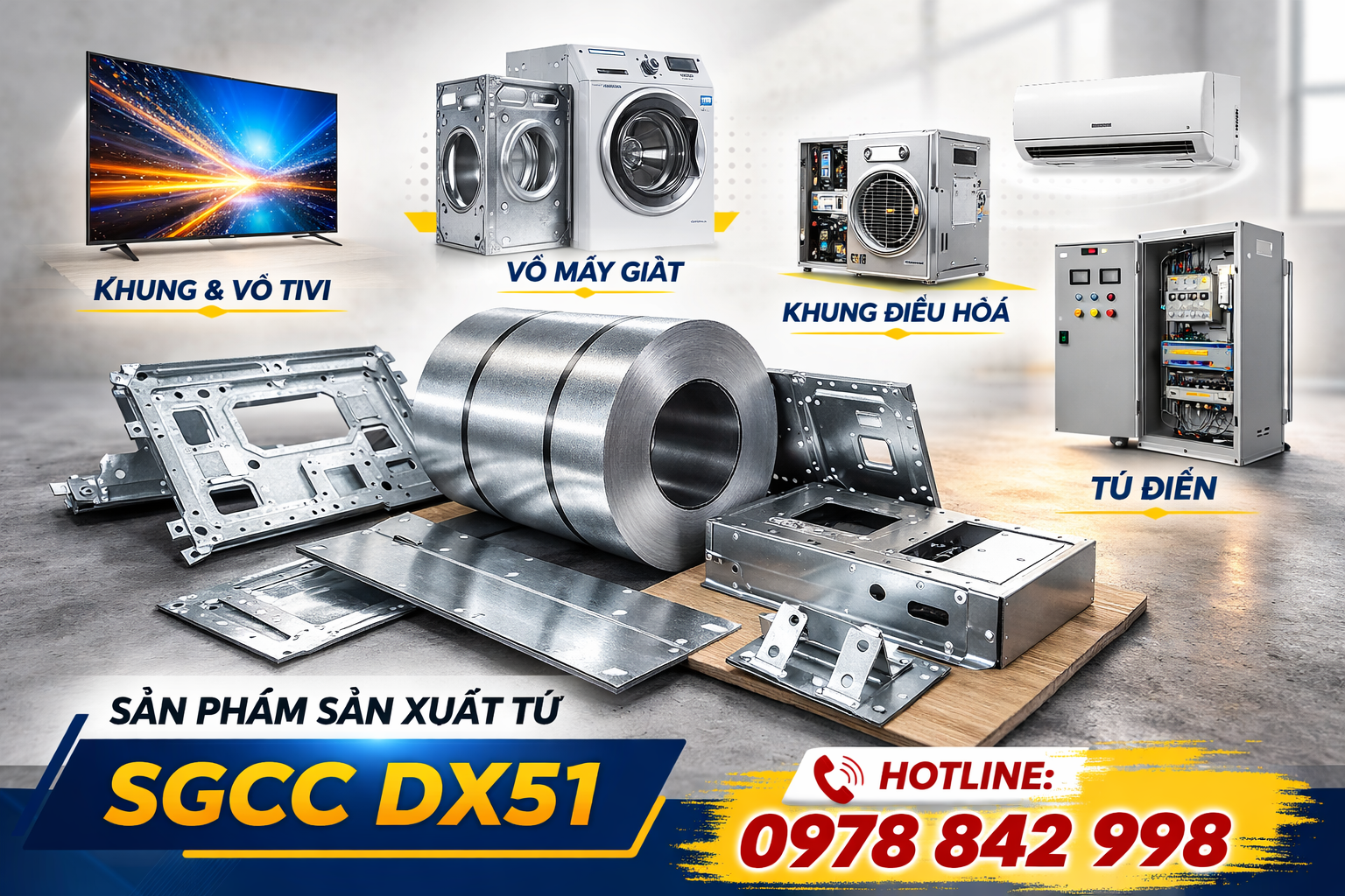 SGCC DX51 là gì? Vì sao ngành điện tử bắt buộc dùng loại thép này?