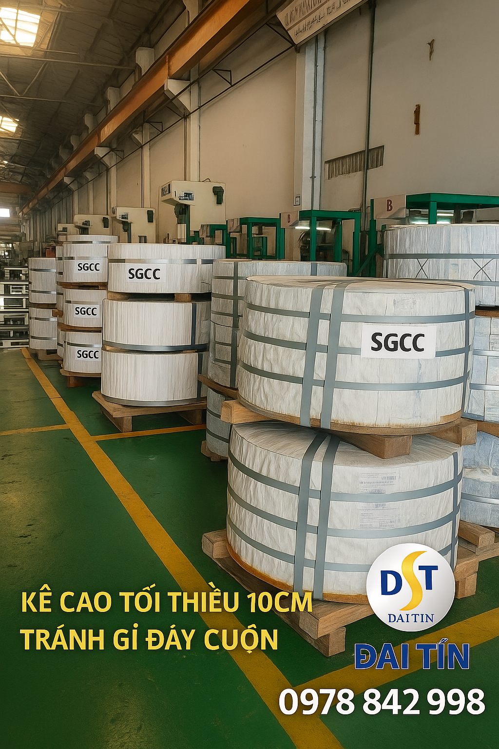 Cách bảo quản thép SGCC đúng chuẩn nhà máy – tránh rỉ sét, tránh hao hụt tiền tỷ