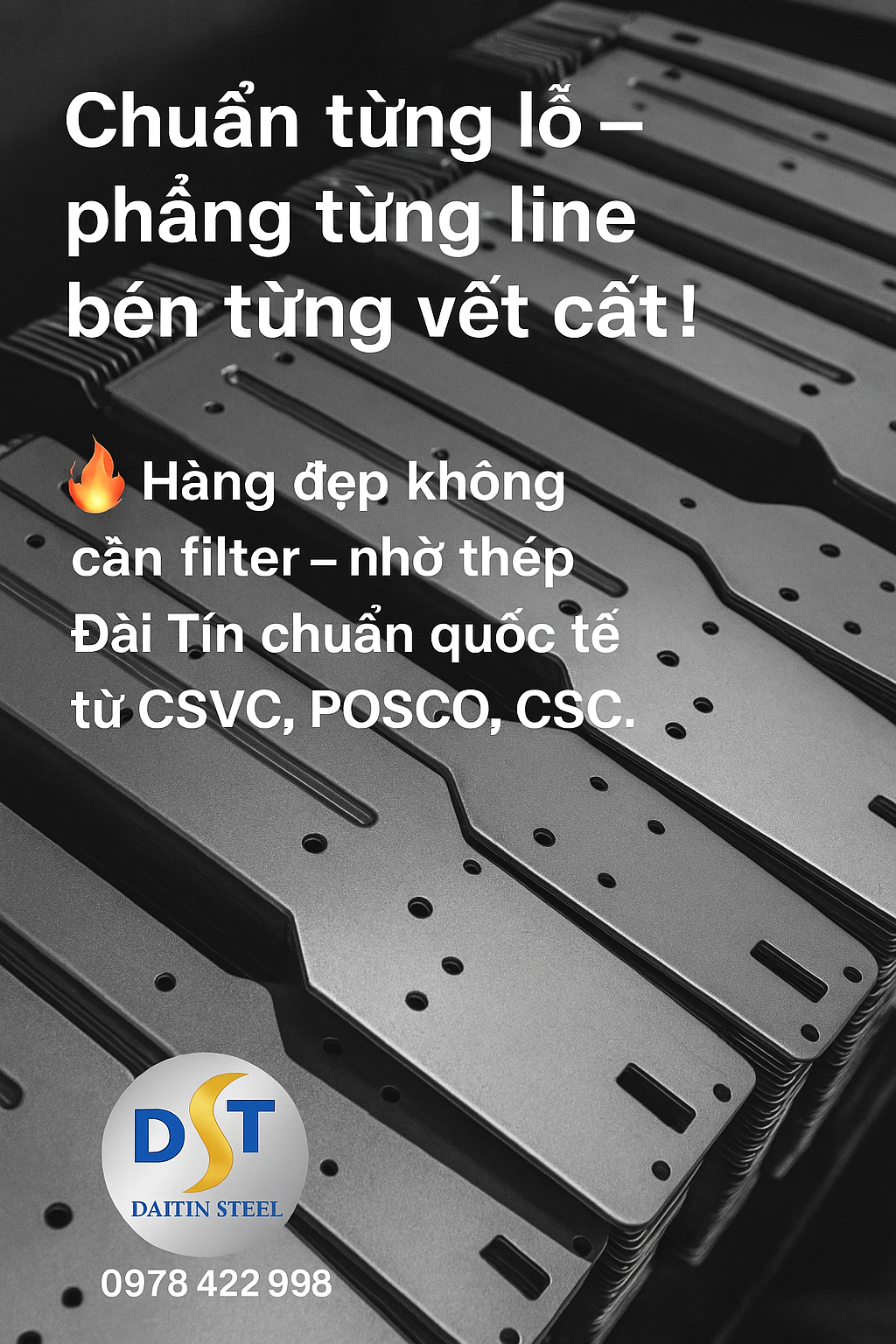Chuẩn từng lỗ – phẳng từng line – bén từng vết cắt!