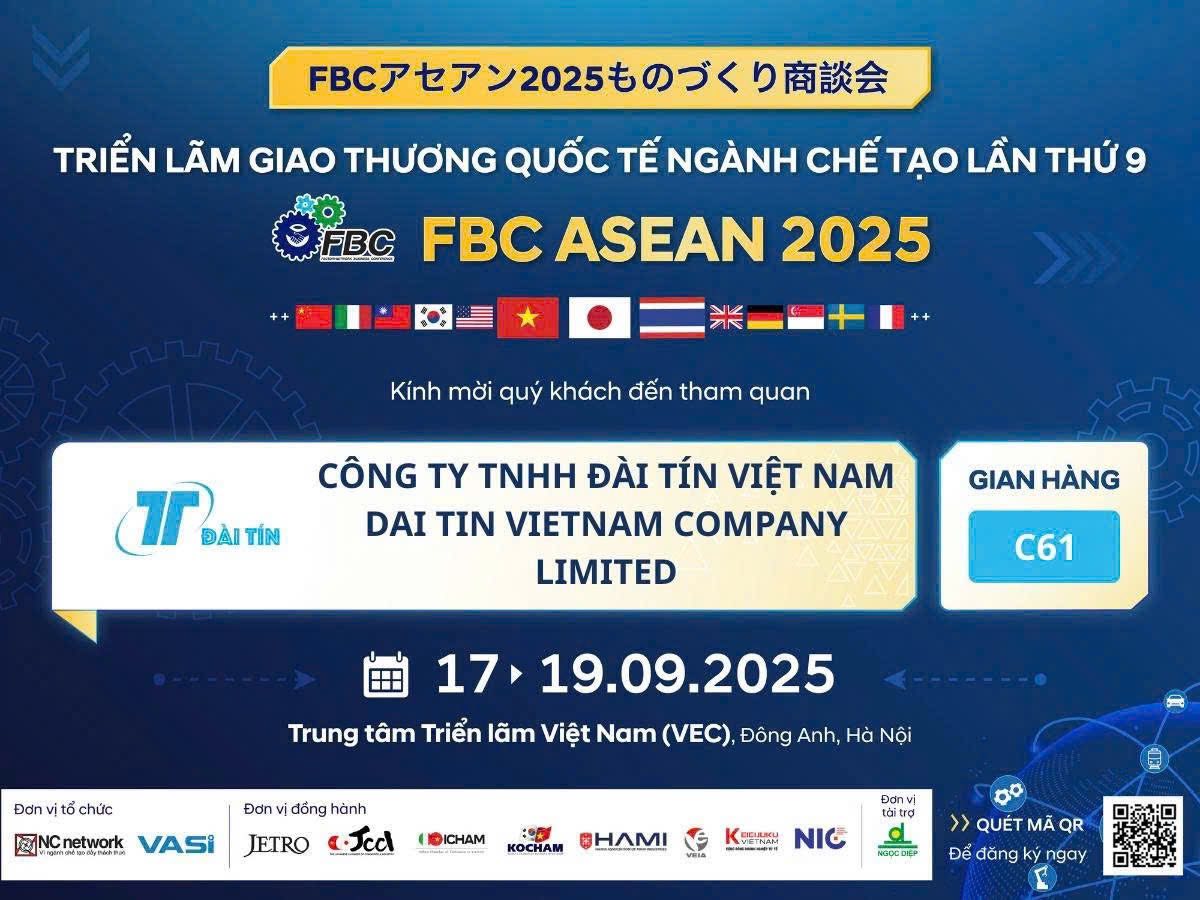 FBC ASEAN 2025: Ghé C61 – Nhận bộ mẫu & báo giá nhanh 24–72h từ Đài Tín