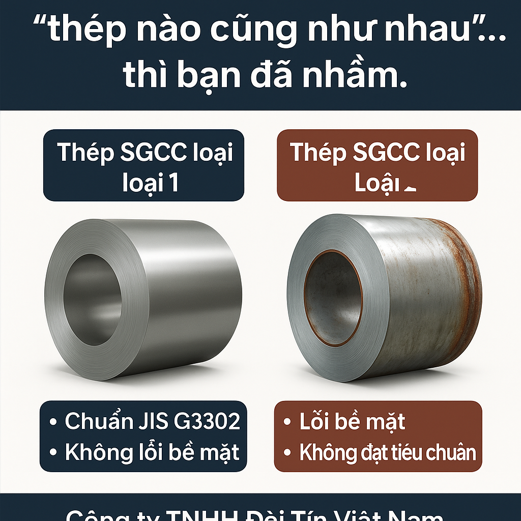 Nếu bạn từng nghĩ “thép nào cũng như nhau”… thì bạn đã nhầm.