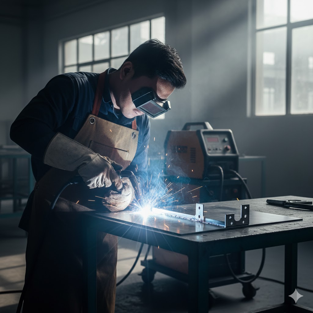 Hướng Dẫn Kỹ Thuật Gia Công Thép SPCC-SD: Tối Ưu Hàn MIG/TIG và Sơn Tĩnh Điện (Quy Trình Hoàn Chỉnh)