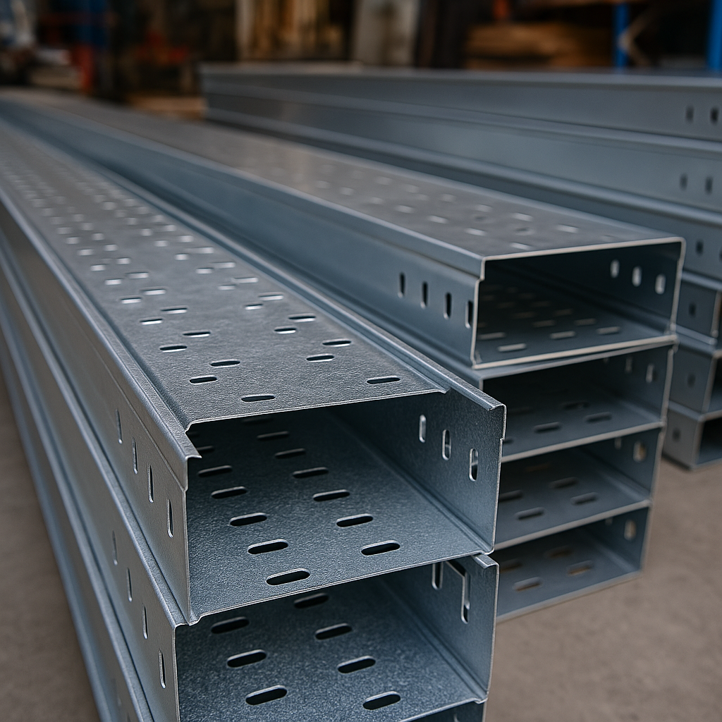 Thang Máng Cáp Thép SGCC – ‘Hệ Xương Sống’ Bền Bỉ Cho Mọi Công Trình Điện Công Nghiệp