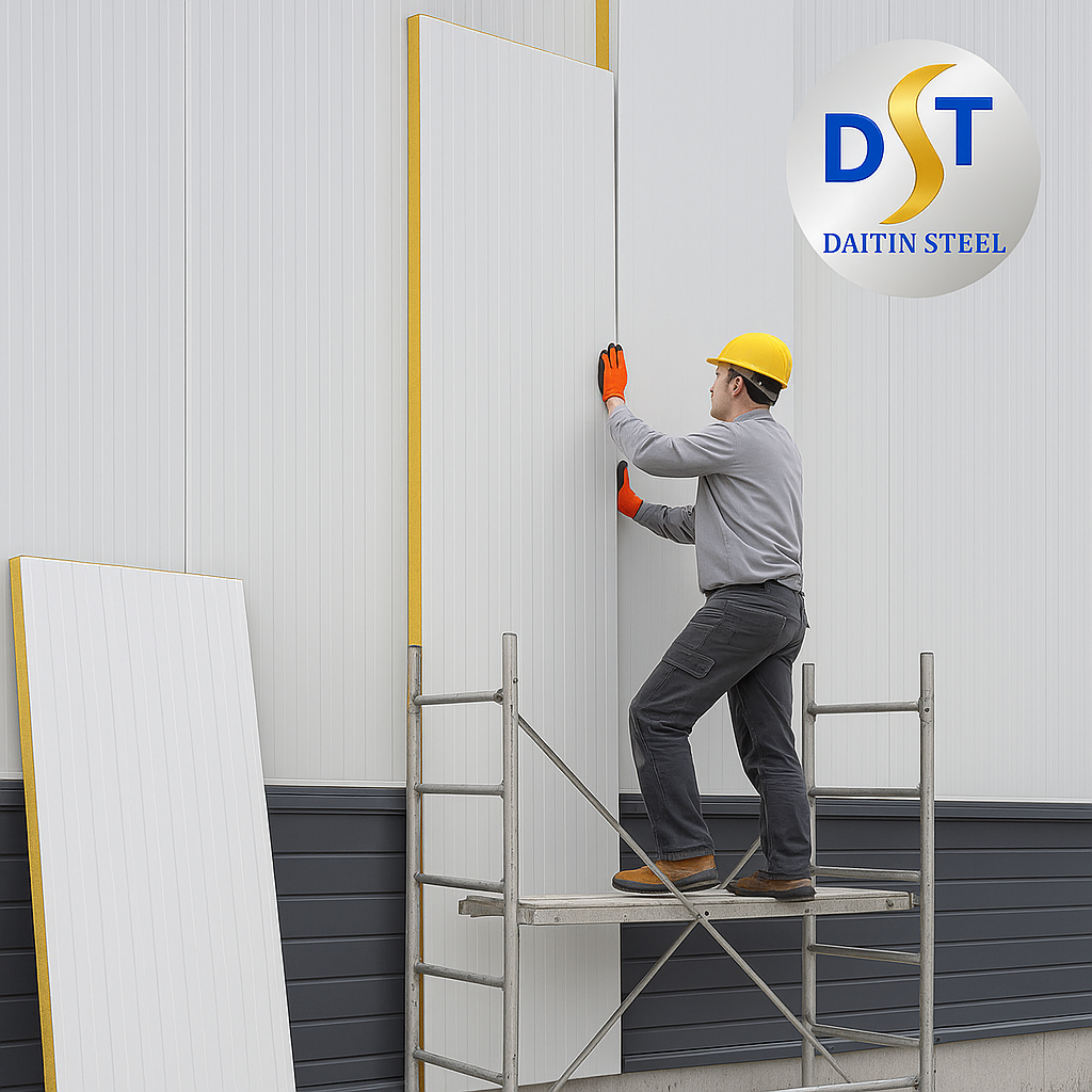 Panel vách ngăn – Mái công nghiệp bị phồng, rộp, cong sóng? Hãy kiểm tra lại loại thép bạn đang dùng!