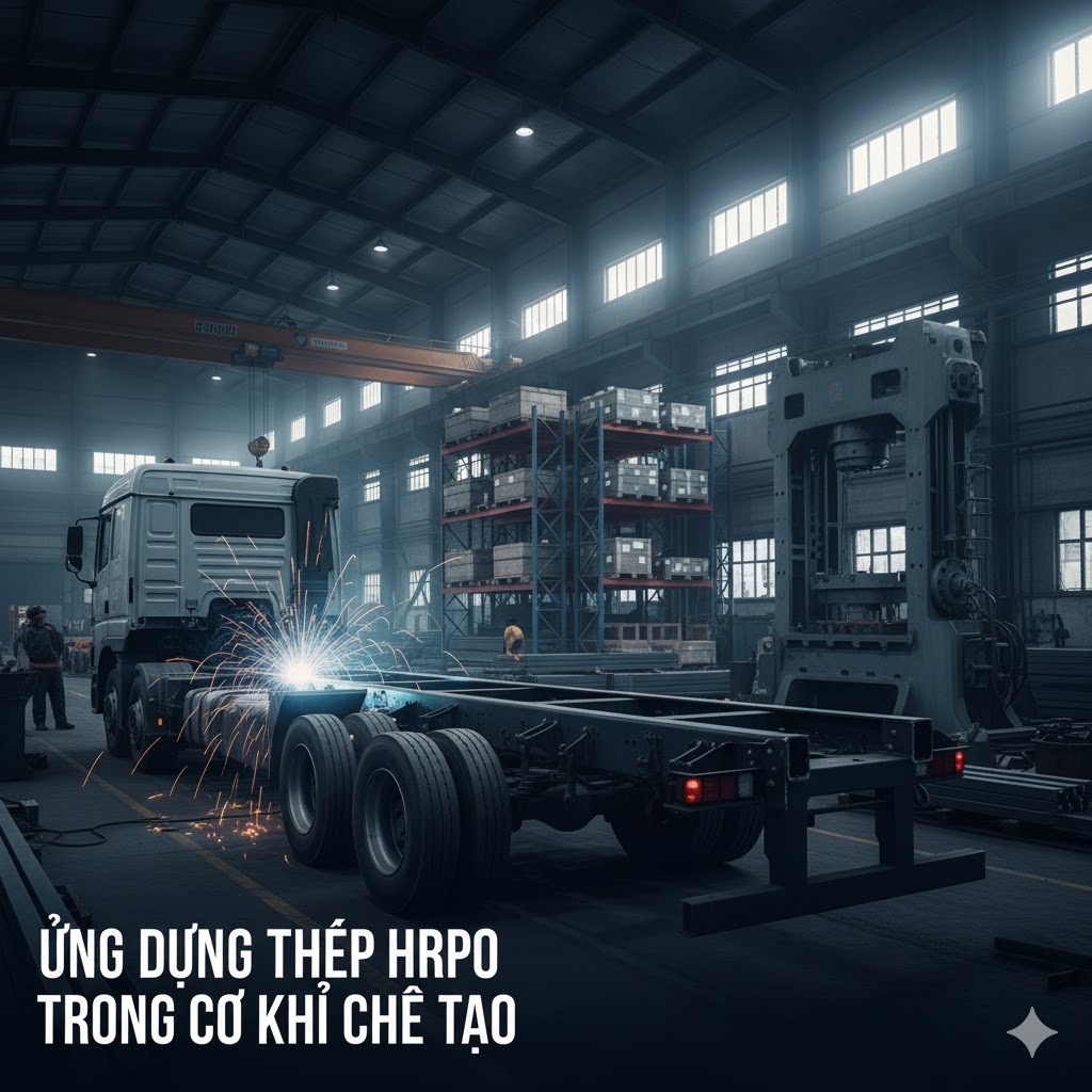 Thép Cán Nóng Tẩy Gỉ (HRPO) Là Gì? Phân Tích Chuyên Sâu & Ứng Dụng Trong Cơ Khí Chế Tạo