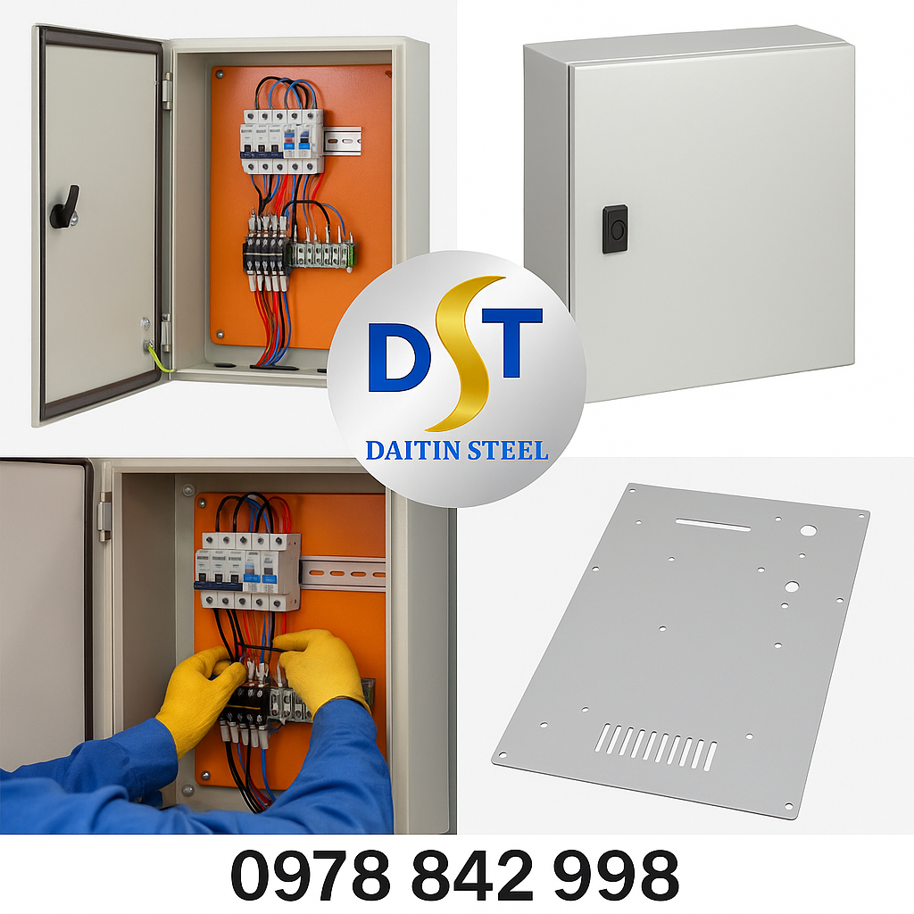 Vỏ tủ điện – chọn sai thép, trả giá bằng sự cố chập cháy, ăn mòn