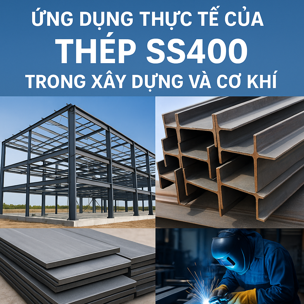 Ứng dụng thực tế của thép SS400 trong xây dựng và cơ khí tại Việt Nam