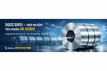 Bảng tiêu chuẩn SGCC JIS G3302 mới nhất: Thành phần, cơ tính và dung sai kỹ thuật chi tiết