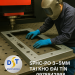 Giá đỡ máy công nghiệp – khung kỹ thuật bị cong vênh là do thép nền không đạt!