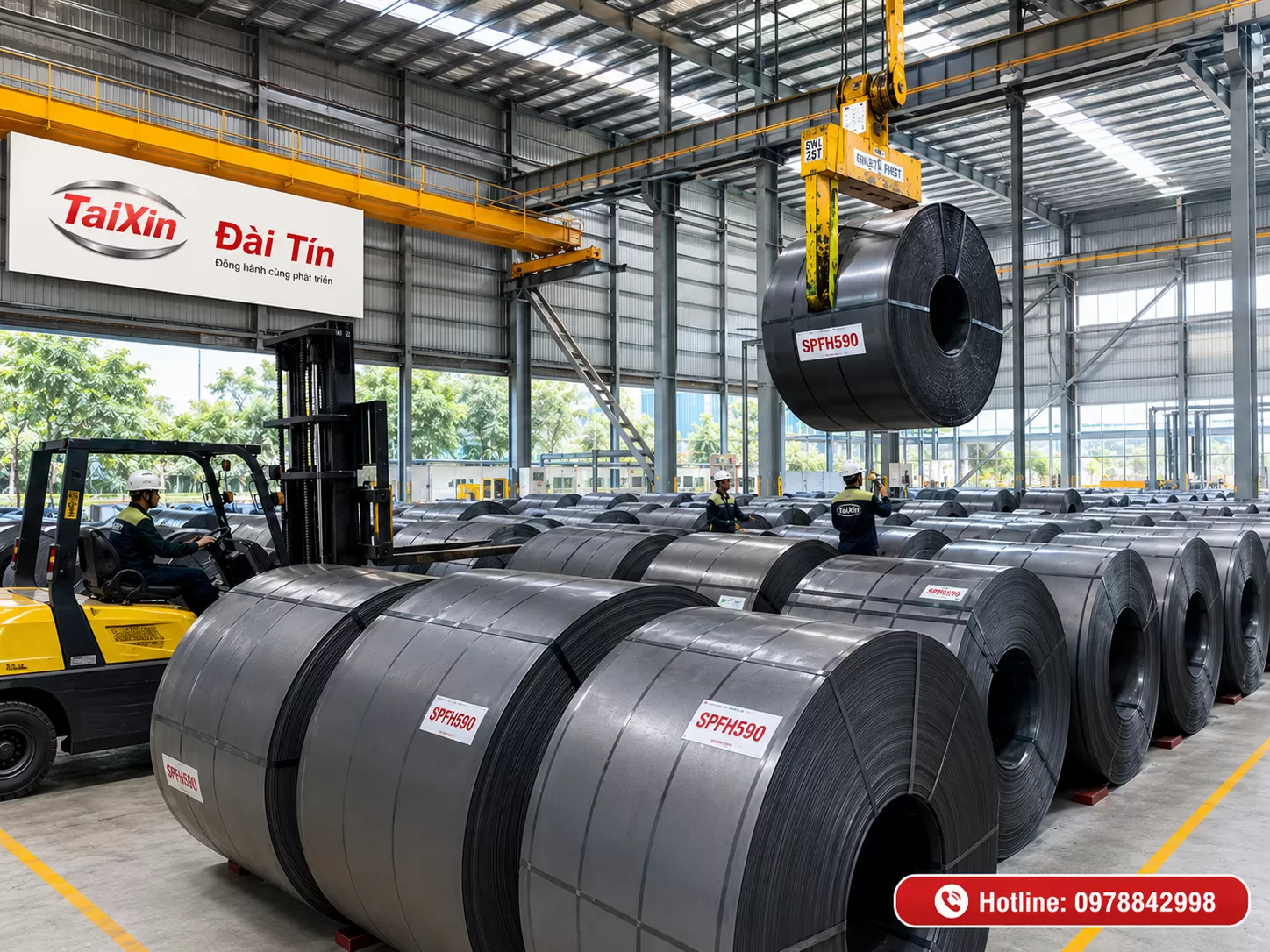 Thép SPFH590/540 cho ngành ô tô – Cường lực cao, hàng sẵn kho