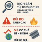 Căng thẳng Iran - Israel: Tác động đến thị trường thép toàn cầu như thế nào?