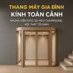 Thang máy tải trọng 300–500kg: Lựa chọn tối ưu cho nhà phố và gia đình nhiều thế hệ