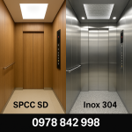 Thang máy gia đình 2025: SPCC SD hay inox 304 – đâu là lựa chọn thông minh?